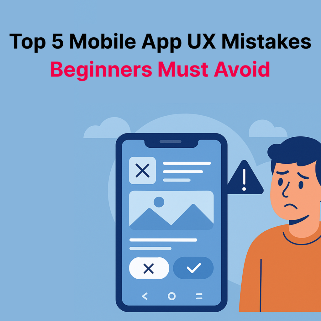 Top 5 Mobile App UX Mistakes Beginners Must Avoid